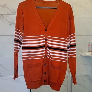 Burnt orange sweater